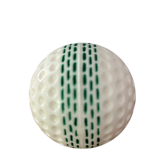 Dimple Ball - White with Green Seam (Dozen)